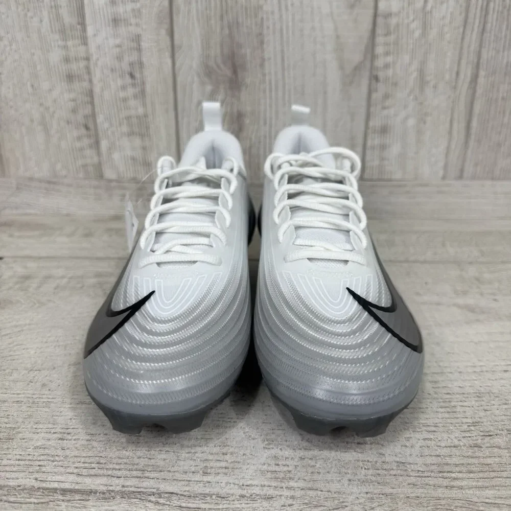Nike Vapor Speed 3 Men's Size 10.5 White Silver Football Cleats FB3303-100 New